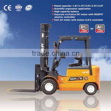 Sinolift CPD-J Series 1.5-3T Four Wheels Electric Forklift With AC Motor