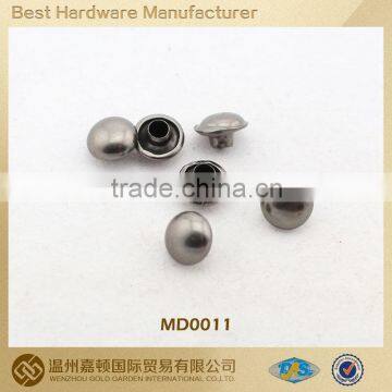 high quality metal rivet for furniture brass dome denim rivet