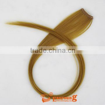 No Virgin Hair and Clip-In Hair Extension Type one pcs clip in synthtic hair