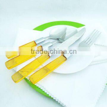 2016 Stainless Steel Cutlery Set With Plastic Handle photo-3