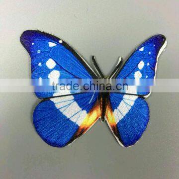 custom butterfly design appilque embroidery patches for clothes