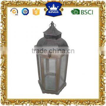 Low price brown wooden lanterns home decor