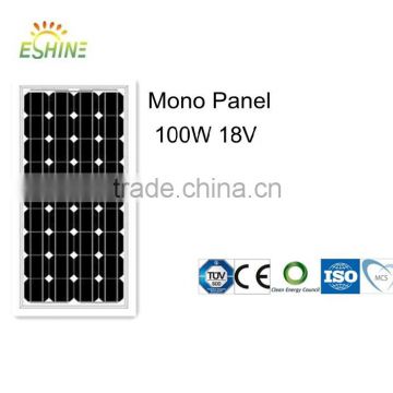 Cheap Price 90-105W Monocrystalline Solar Panel Price