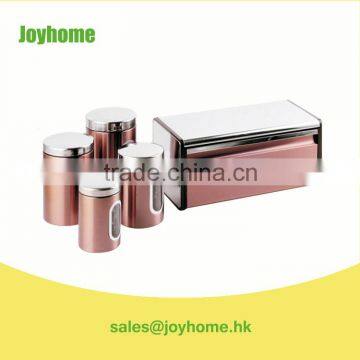 Stainless Steel Round Vacuum Kitchen Canister