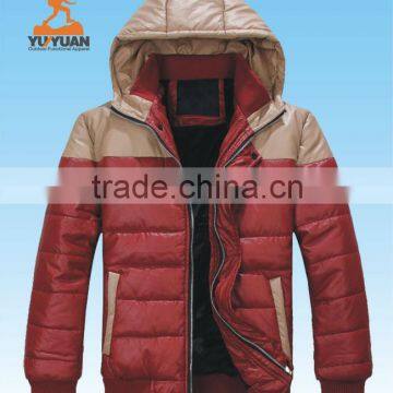 Stylish wholesale winter mens leisured down parka jackets