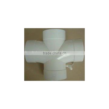 PVC DRAINAGE FITTING MOULD--CROSS 1 CAVITY