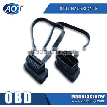 12V/24V Voltage and ROSH ISO9001 Certification 16 Pin OBD Flat Cable