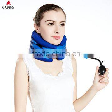 Air Pump Medical Cervical Traction Device Soft Neck Massage Collar Inflatable Neck Collar With Low Price photo-3