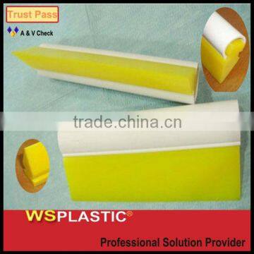 5 1/2"Yellow Turbo Squeegee with pvc handle