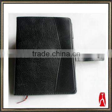 High quality hardcover PU leather buiness notebooks with pen