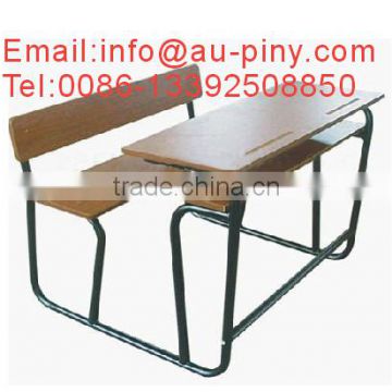 (m1)Double school desk and chair ,Two seater school table and chair ,Student desk and chair ,School furniture