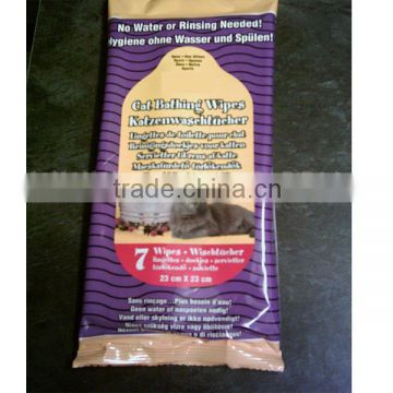 Cat Bathing Wipes Pet Cleaning Wet Towel