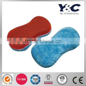 Microfiber car wash sponge, disposable kitchen sponges, factory price sponge