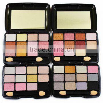 Alibaba China factory wholesale custom 12 color eye shadow box, fashion beautiful makeup box