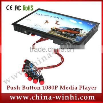 15 inch FULL HD Push Button lcd wall mounts led tv panel display elevator advertising screen