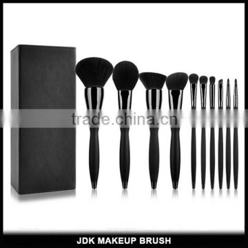 Best Selling Black Bristle Hair 10piece Personalized Makeup Brushes Set