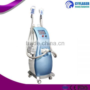 3 handles FDA approved Vertical Cryo slimming machine / cryo system / best cryo machine