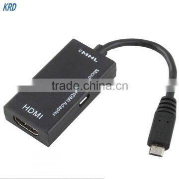 MHL Micro USB to HDTV HDMI Adapter Cable For Samsung Galaxy S2 i9100 Mobile Phone