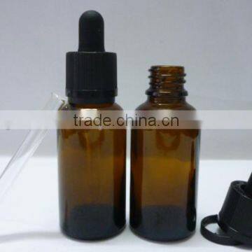 10ml 20ml 30ml Amber Glass e liquid Pipette Dropper Bottles with childproof tamper proof cap