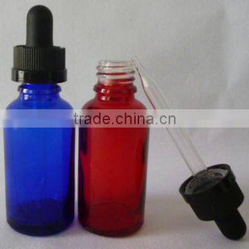 Blue plastic dropper bottle, essential oil bottle, aroma oil bottle