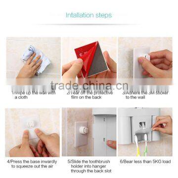 Shenzhen Cosylife Toothbrush and Toothpaste Squeezer Rinse Cup Holder Set for Family Organizer photo-6