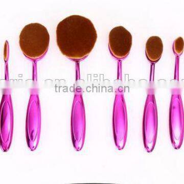 New Hot Sale Oval Toothbrush Makeup Brush Set Face Use Brush Oval Puff Brush 10 Pcs photo-3