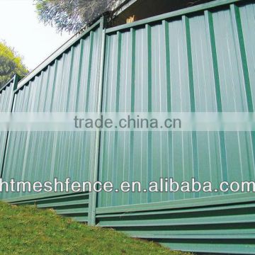 Colourful steel plate hoarding(factory)