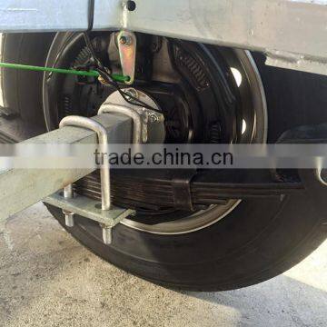 10x5 Hot Dipped Galvanized Tandem Hydraulic Tipping Trailer With Cage Used Farm photo-5