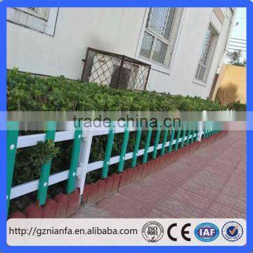 decorative white plastic garden fence/small plastic garden fence panel(guangzhou factory)