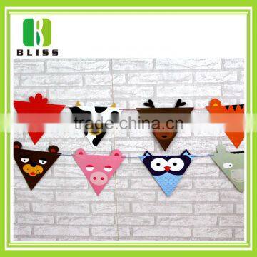 Hot sale top quality animal shape cheap custom made flags