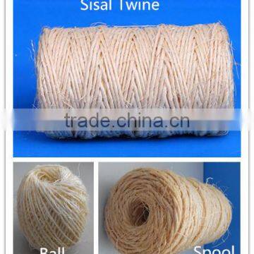 Sisal fiber twisted rope twine