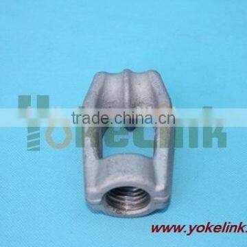 Drop forged twin eye nut galvanized double thimbleye nut