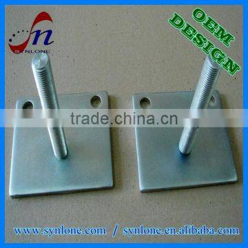 Top quality metal plate and bolt welding part with preferential price