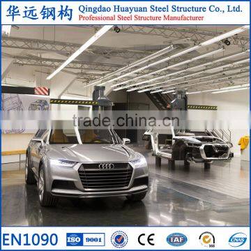 Prefab Light Structural Steel 4S Car Showroom Display Stands