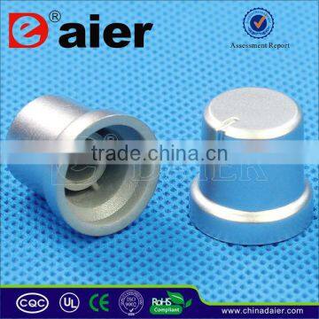 Daier pointer chrome guitar knobs for flat shaft