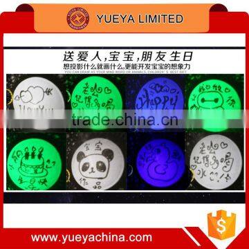 Rotatable 3 Colors LED Starry Night Projection Lamp-cartoon Designed photo-3