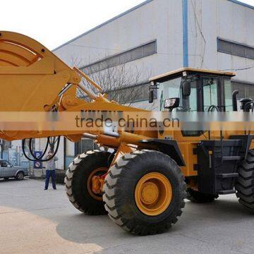 5ton front end loader (5000kg+3m3+Shangchai CATengine+ZL50 transmission+ Heavier chassis)