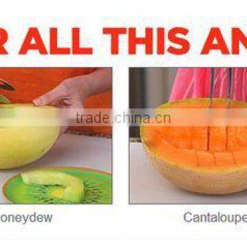 Hot Sale Factory Supply PVC Handle Stainless Steel Watermelon Slicer photo-4