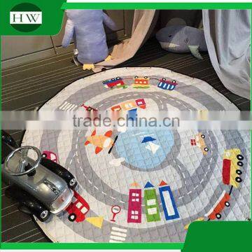 Promotional Gift Portable Baby Kids Children Cotton Gym Play Mat Soft Cotton Toys Storage Bag photo-4