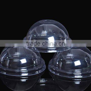 Custom Food Grade Disposable Clear Plastic Cup Dome Lids Cheap Price photo-3