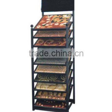 4-Tier Floor Rug display Rack for Sale