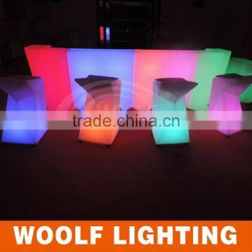 Compliant Rechargeable Colourful Waterproof RGB LED Glowing Bar Chair photo-3
