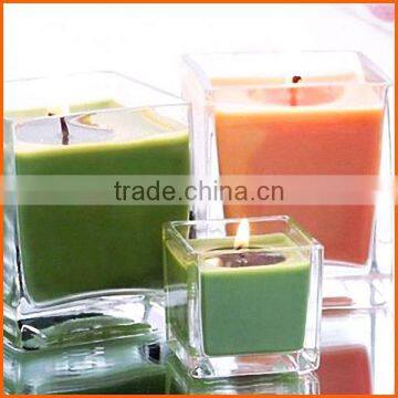 Factory price decoration candle jars glass