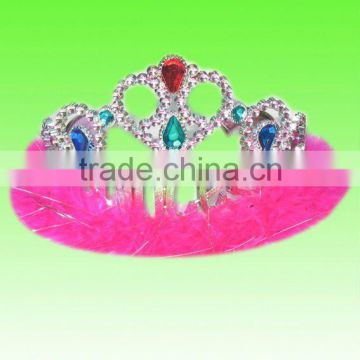 Carnival Tiara With Feather