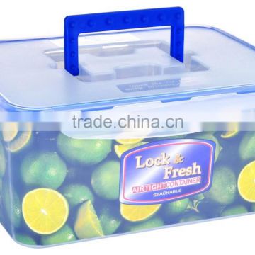 6500ml keep vegetables fresh box/BPA free container/fresh food box/vacuum seal food box