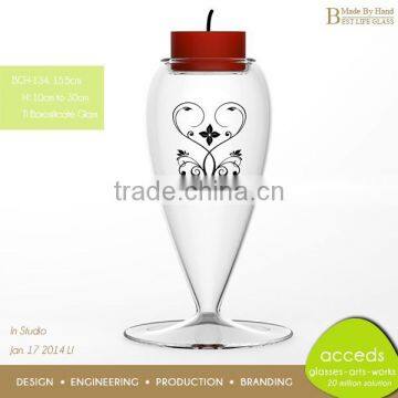 Decorative Party Glass Candle Tea Light Holders photo-6