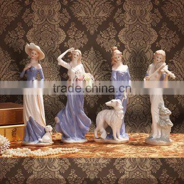 Classical Exquisite Elegance Porcelain Lady Figurine photo-4