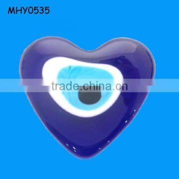 Evil eye blue heart Custom Paper Weight