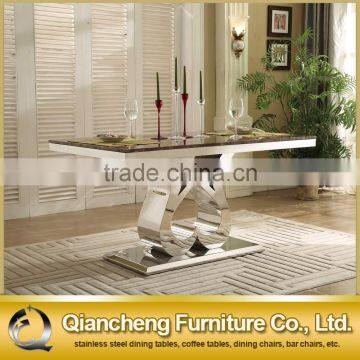 Metal Heart-Shaped Leg Marble Table Chair photo-4