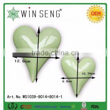 Simple Design Valentine's Day Decorations Ceramic Heart photo-3